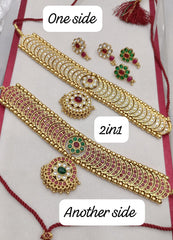 Kempu 2 in 1 Choker with Earrings - NN00209