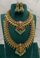 Jadau Kaasu Lakshmi Bridal Combo - BR008