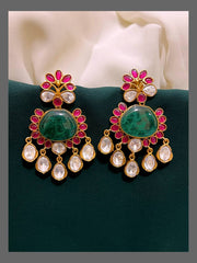 Beautiful Multi Hugging In Kundan - KE00453