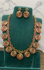Bottu Mala Haram In Kundan - KH00262