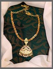 Vintage Collection Heart Shape Necklace In Nakshi - NN00336