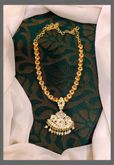 Vintage Collection Round Shape Necklace In Nakshi - NN00340