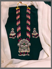 Multicolor Pearl Haram With Pendent - PB00111