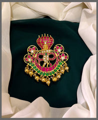 Lord Krishna Pendent in Jadau Kundan - KP0024