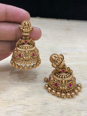 Lakshmi Jhumki In Nakshi - NE00492