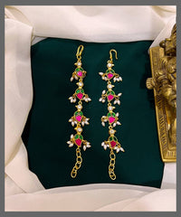 Mango Shape Matilu With Pearls - MT0076