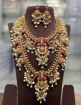 Neetha Ambani Jadau Bridal Combo - BR009