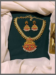 Beautiful Necklace With Lakshmi Pendent - NN00499