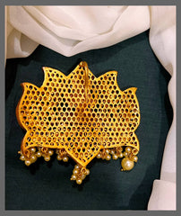 Beautiful Lotus and Lakshmi Pendent - KP00169