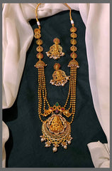 Lakshmi Haram Pendant in Nakshi - NH00309