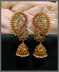 Peacock Ear Cuff in Nakshi - NE00562