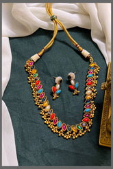 Double Side Nakshi Necklace - NN00699