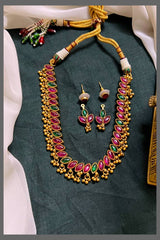 Double Side Nakshi Necklace - NN00699