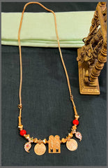 Traditional Hindu Thali Haram in Nakshi - NH00394