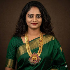 Jadau Lakshmi Pendant Kaasu Haram -KH00383
