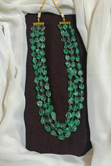 Beautiful 3 liner AD Crystal beads Haram - PB00622