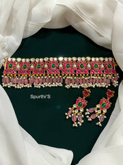 Kundan Mega Choker - KN0071