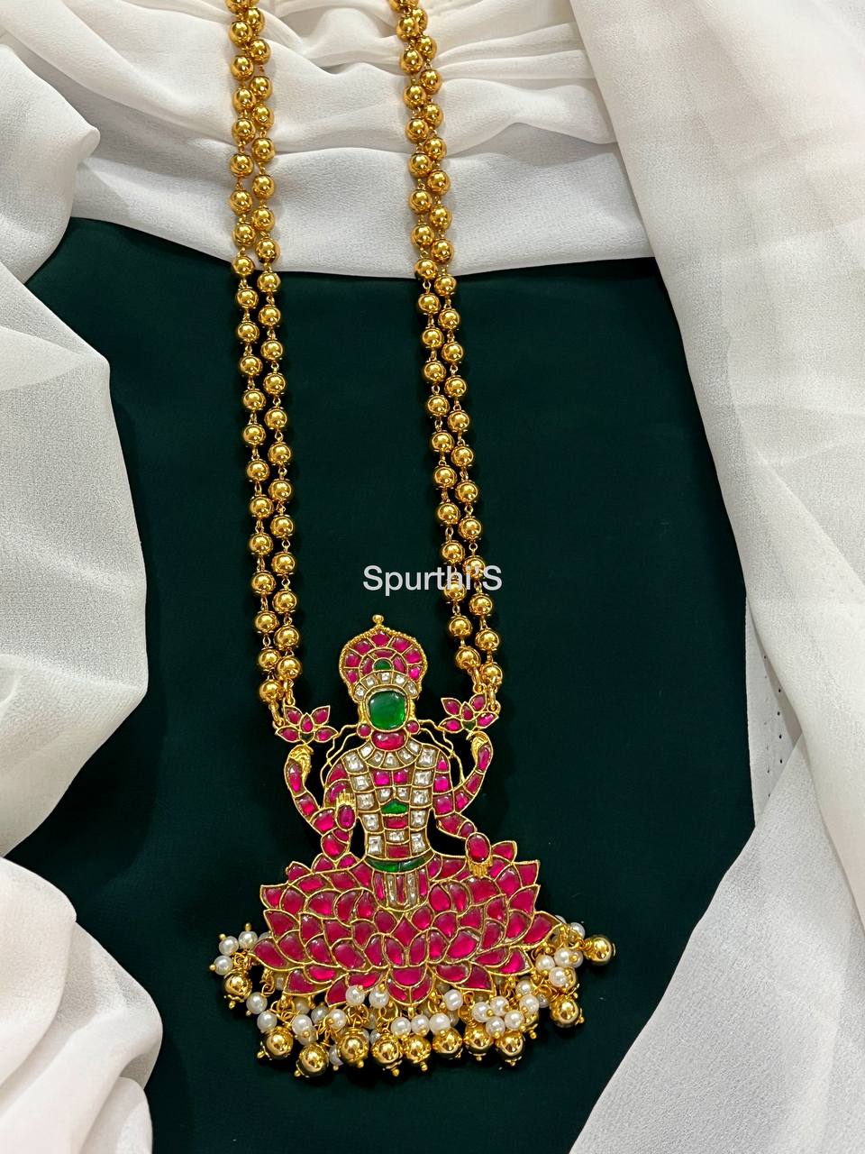 Kamakshi Jadau pendant Haram KH00151