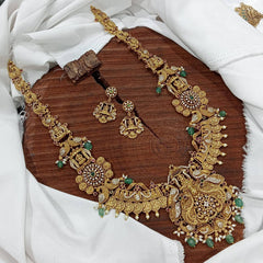 Traditional Lakshmi Haram Gold Replica - NH0097