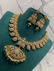 Kempu Mango necklace 2 in 1 with earrings - NN0025