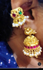 Jadau Ring Shape Bugadi - BU00141