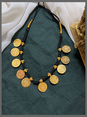 Black Dori Kaasu Necklace - BD0084