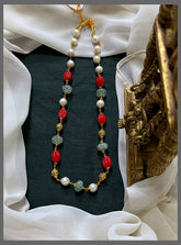 Beautiful Multicolor Beads Necklace - PB00450