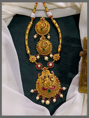 Multicolor Kundan necklace with earrings – KN00552