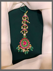 Beautiful Dew Drops Maang Tikka - HA00105