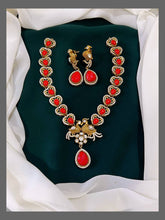 Victorian Peacock Sets With Earrings - VN0081