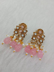 Victorian Studs With Beads - VE033
