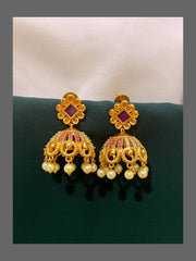 Small Jhumki In Nakshi - NE00479