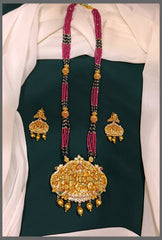 Pink Pearl With Lord Pendent - PB0089