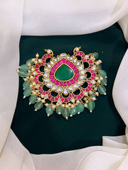 Dew Dropes in Jadau Kundan Pendent - KP0028