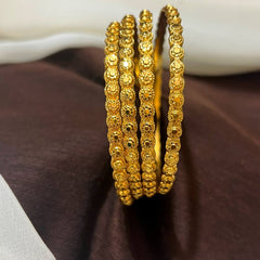 Gold Polish Bangles - BG00703