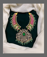 Mix of Kundan and Victorian Necklace - KN00198