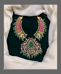 Mix of Kundan and Victorian Necklace - KN00198