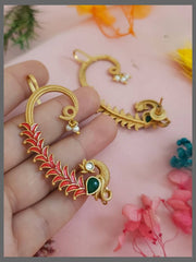 Ear Cuffs in Kundan -KE00235