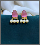 Stud Earring In Nakshi - NE00335