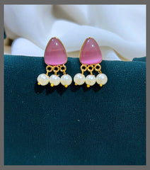 Stud Earring In Nakshi - NE00335