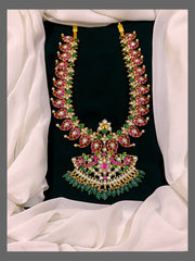 Beautiful Mango Haram In Kundan - KH00255