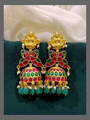 Beautiful Lakshmi Jhumki In Kundan - KE00466