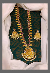Beautiful Lakshmi Haram In Nakshi - NH00228