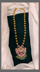 Double Sided Gandaberunda With Nakshi Ball - KH00285