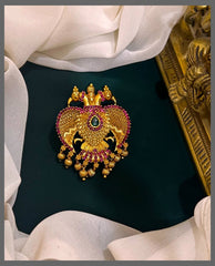 Peafowls Pendent in Kunda - KP0040