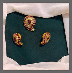 Mango Pendent With Earrings - NP0065