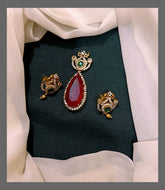 Peacock Victorian Pendant - VP006