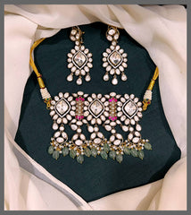Beautiful White Chokar in Kundan - KN00509