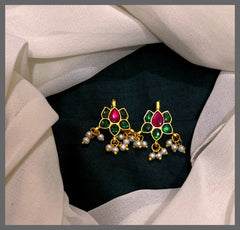 Lotus Bugadi With Pearls - BU00144