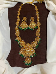 Nakshi Lakshmi Haram in Gold Polish - NH00143